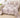 Cuvertura Pentru Pat Dublu, Catifea, 3 Piese, Floricele, Crem, P23726