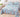 Cuvertura Pentru Pat Dublu, Catifea, 3 Piese, Floricele, Bleu, P23729