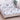 Husa Pat dublu cu elastic, Bumbac Satinat, 180x200, Floricele, Alb, P23744