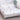 Husa Pat dublu cu elastic, Bumbac Satinat, 180x200, Stele, Alb, P23764