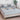 Husa Pat dublu cu elastic, Bumbac Satinat, 180x200, Frunze, Gri, P23768
