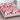 Husa Pat dublu cu elastic, Bumbac Satinat, 180×200, Inimioare, Rosu/Alb, P23778