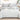 Lenjerie pat, Bumbac Fin, IN Grofat Latos, 6 Piese, Frunze, Gri, P23670-Elastic