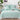 Lenjerie pat, Bumbac Fin, Broderie Si Dantela, 6 Piese, Elegant, Turcoaz, P23694-Elastic