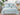 Lenjerie pat, Bumbac Fin, Broderie Si Dantela, 6 Piese, Elegant, Bleu, P23693-Elastic