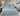 Lenjerie Pat Dublu, Blanita de iepure, 4 Piese, UNI, Grofat, Bleu, P23700-Elastic