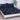 Husa Pat dublu cu elastic, Bumbac Satinat, 180x200, Stele, Bleumarin, P23745