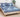 Husa Pat dublu cu elastic, Bumbac Satinat, 180×200, Flori, Albastru, P23775
