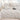 Cuvertura Pentru Pat Dublu, Bumbac Cu IN, 5 Piese, Elegant, Maro/Alb, PT24084