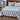 Cuvertura Pentru Pat Dublu, Bumbac Cu IN, 5 Piese, Floricele, Bleu/Alb, PT24087