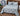 Cuvertura Pentru Pat Dublu, Bumbac Cu IN, 5 Piese, Floricele, Bleu/Alb, PT24087