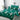 Lenjerie de pat, Bumbac Finet, 6 Piese, Floricele, Verde, C24399
