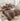 Lenjerie Pat Dublu, 6 Piese, Bumbac Finet, Leopard, Maro, J244055