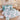 Pachet Promotional, Lenjerie pat dublu, 6 PIESE, Bumbac Finet, Tribal, Alb/Turcoaz, J1220
