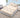Husa Pat dublu cu Elastic, Bumbac Finet, Flori, Crem, C22195