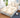 Husa Pat dublu cu Elastic, Bumbac Finet, Inflorat, Crem, C22196