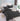 Lenjerie pat dublu 2 persoane, 6 Piese, Bumbac Finet, Alb/Negru, J11605