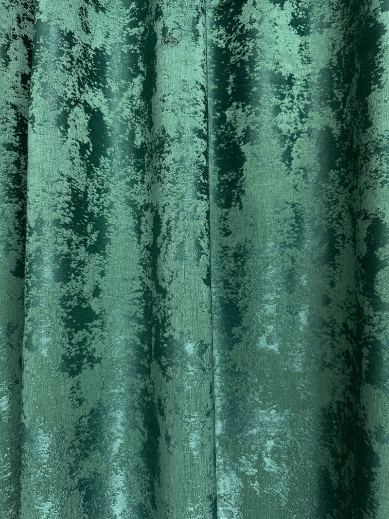 Draperie Jacquard, UNI, Verde, Dimensiuni la Comanda, Rejansa Multifunctionala 10 cm, DP126