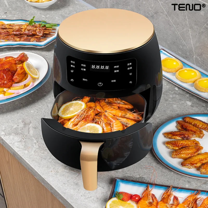 Friteuza Fara Ulei Air Fryer, Tehnologie Smart Sensing, Afisaj Digital, Capacitate 4.5 L, 220 V, TN1002