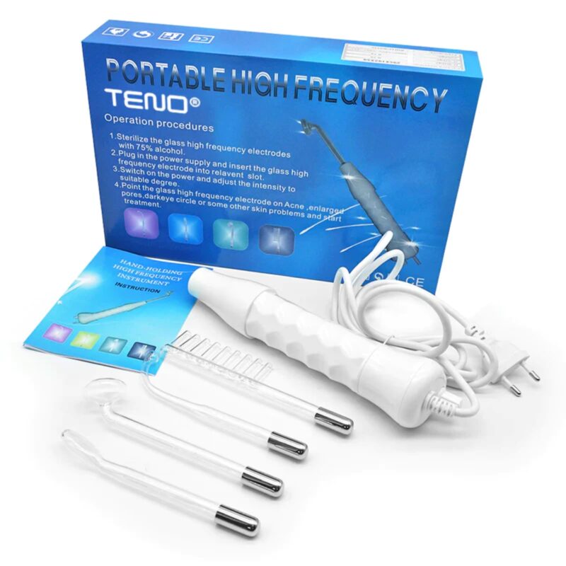 Electroderm Multifunctional, Tratament cu Frecventa Inalta Pentru Acnee, Riduri, Infrumusetare Faciala, Lifting, TENO216