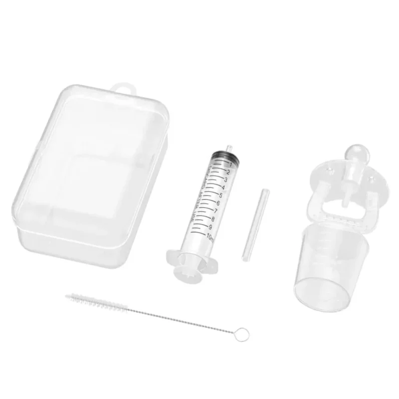 Dispenser Gradat Tip Suzeta, Administrare Medicamente Sugari, 6 Piese, 10ml, Transparent, Cod TENO41